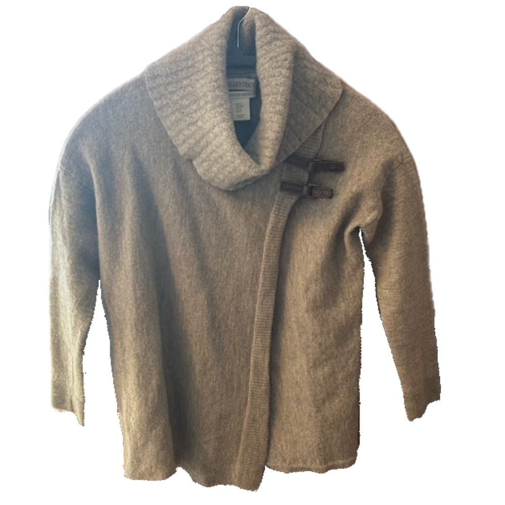 Ellen Tracy 100% Merino Faux Cardigan